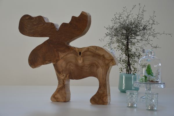 ELK in 3 Größen aus recyceltem Teakholz