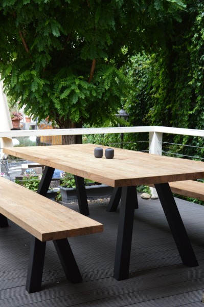 Tisch BRADFORD recyceltes Teak