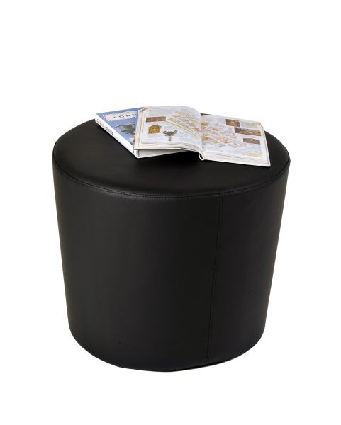 CHEROKEE Pouf Leder orange