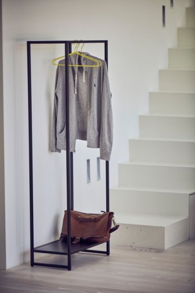 IMAGE Garderobe 5 x 64 x 171 cm Stahlrohr pulverbeschichtet, weiß matt