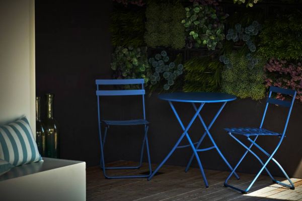 SIRIO Klapptisch hellblau 70x50x70 cm